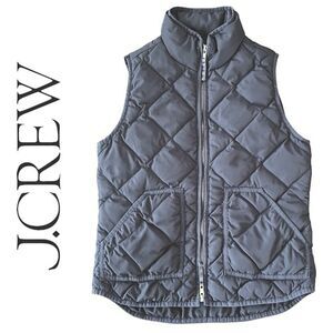 J. Crew Black Down Puffer Vest S